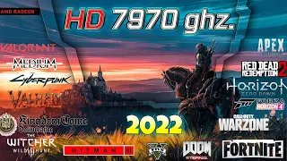 AMD HD 7970 GHZ in 8 GAMES!  Our 2nd MOST BELOVED Old GPU   ( in 2022-2023)