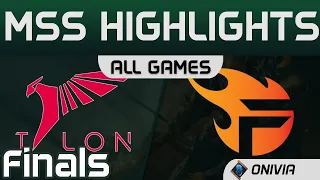 TLN vs FL Highlights ALL GAMES Finals Mid Season Showdown 2020 Talon Esports vs Team Flash by On |