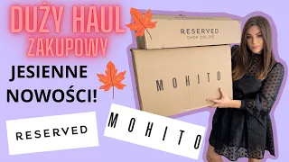 🛒 DUŻY HAUL ZAKUPOWY RESERVED | MOHITO 🍁 JESIENNE NOWOŚCI - TRY ON HAUL MIERZYMY #RESERVED #MOHITO