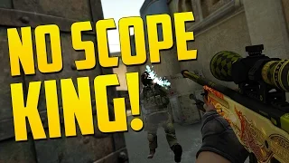 NO SCOPE KING! - CS GO Funny Moments in Competitive