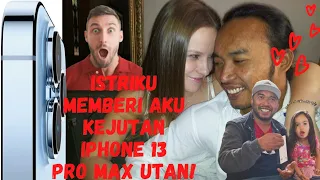 Istriku memberi aku kejutan iPhone 13 Pro Max!! My wife surprised me with new iPhone 13 Pro Max!!