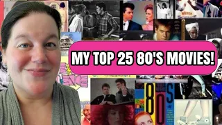 MY TOP 25 FAVORITE 80'S MOVIES!!! | Physical Media Community Challenge From TimTalksTalkies!