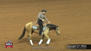 Spook In Sparks ridden by Sean Pulley  - 2017 NRHA Futurity (Open Futurity, First Go)