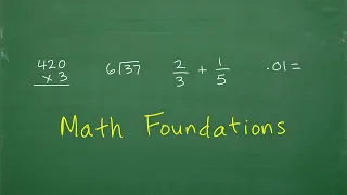 Math Foundations – Basic Math Skills every Adult should know