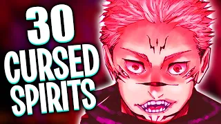 All 30 Cursed Spirits in Jujutsu Kaisen EXPLAINED