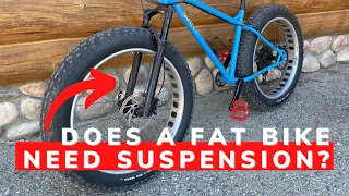 Does A Fat Bike Need Suspension? | Surly Ice Cream Truck Fat Bike | Rockshox Bluto | Fat Bike 101