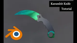 Karambit Tutorial in Blender (beginner friendly)