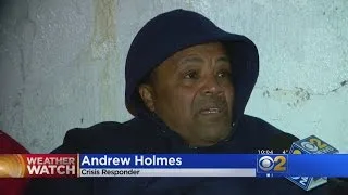 Andrew Holmes Camps Out Overnight To Shed Light On Homelessness