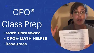 CPO Math Helper & Math Homework