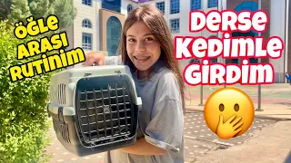 Okul Günü Öğle Arası Rutini Vlog . Tuana Zeybek