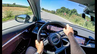 New AUDI A3 Sportback (S Line 35 TFSI 150 HP) | POV Test Drive #597 Joe Black