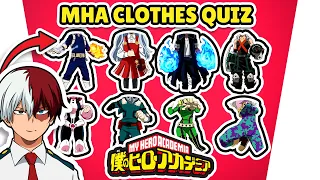 👙MY HERO ACADEMIA CLOTHES QUIZ 👗 - Can You Guess Heros/Villain by Costumes?