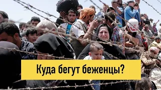 Куда бегут беженцы? Почему не в Россию???