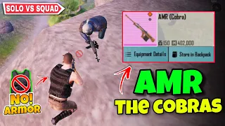 Get a Free AMR Cobra as A Bot 😎 - No Armor ❌ Solo vs Squad Challenge | Pubg Metro Royale