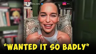 Emilia Clarke REACTS To Finally Replacing Amber Heard In Aquaman 2 (IG LIVE)