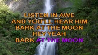 Karaoke Ozzy Osbourne - Bark At The Moon