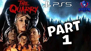 THE QUARRY Walkthrough Gameplay Part 1 - PROLOGUE & CHAPTER 1 (FULL GAME)