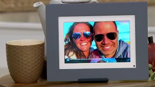 SimplySmart Home 8" PhotoShare Wi-Fi Digital Picture Frame on QVC