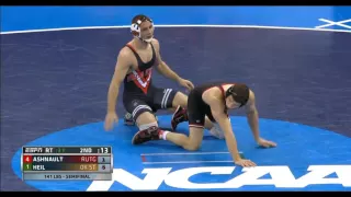 2016 NCAA 141 Semifinal Heil (OK ST) v Ashnault (RUTG)