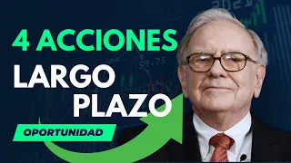 🟢  Las 4 MEJORES ACCIONES para INVERTIR a Largo Plazo | Qué acciones comprar a largo plazo