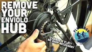 How to Remove Your Rear Electric Bike Wheel With an Enviolo (Vario) Geared Hub