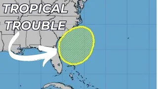 TROPICAL TROUBLE Brewing off Southeast Coast