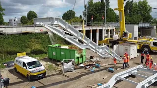 Construction de la Halte ferroviaire Ste Germaine du Bouscat