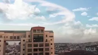 BEAUTIFUL RING CLOUD and Sound of Trumpets (SHOFAR) in Jerusaelm