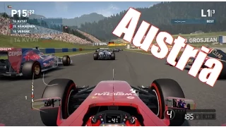 F1 2014 no commentary gameplay: Kimi Raikkonen / Austrian Grand Prix / PC + Keyboard (HD)