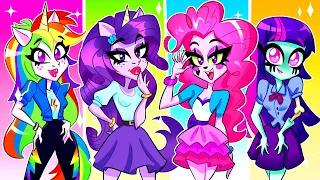 🔴 We Are POPULAR IDOLS! 💋💃 My Little Magic Pony Gender Swap Story by Teen-Z Go Live