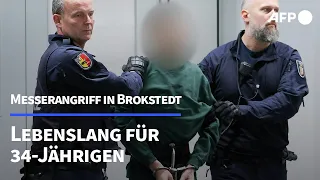 Lebenslange Haft für tödliche Messerattacke in Regionalzug bei Brokstedt | AFP