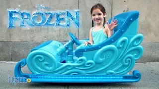 Disney Frozen 2-Seat Frozen Sleigh 12 Volt Electric Ride-On from Action Wheels