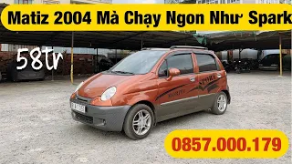 Matiz 2004 Chất Thế Là Cùng -  Giá Rẻ Mà Chạy Như Spark 📞 Nghĩa Bốn Bánh bán xe chơi Tết