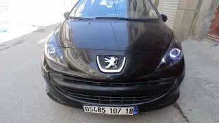 Peugeot 207 headlight modified