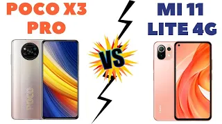 Сравнение POCO X3 Pro и XIAOMI Mi 11 Lite 4G