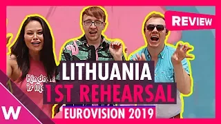 Lithuania First Rehearsal: Jurij Veklenko "Run With the Lions" @ Eurovision 2019 (Reaction)