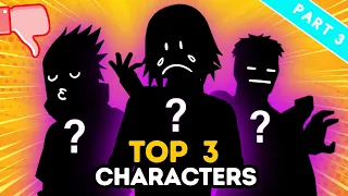 👎 Revealed: Anime's Most Hated Characters🔥 TOP 3 of each Anime 🔍 Anime Quiz Part 3