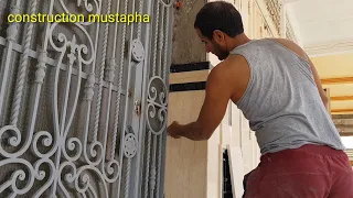How to install marble for the entrance to the house