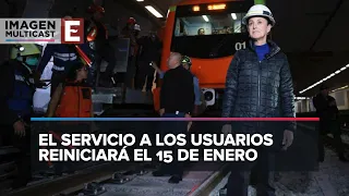 Metro Línea 12: Arrancan pruebas en el tramo subterráneo para su reapertura