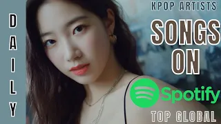 [TOP DAILY] SONGS BY KPOP ARTISTS ON SPOTIFY GLOBAL | 27 OCT 2022