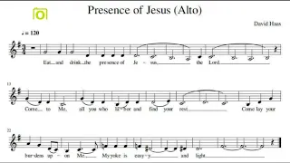 Presence of Jesus (Alto Part)