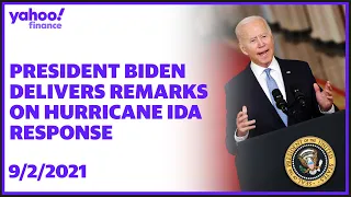 President Biden delivers remarks on Hurricane Ida response