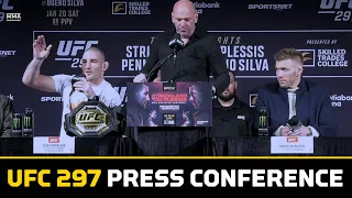 Full UFC 297 Press Conference | UFC 297 | MMA Fighting