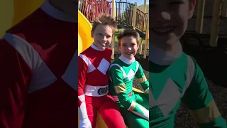 Red and Green Ranger Time Warp