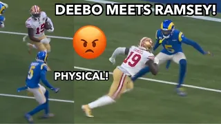 Deebo Samuel & Brandon Aiyuk vs Jalen Ramsey (WR vs CB) 49ers vs Rams 2021 highlights