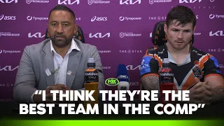 "That was a silly question!" Benji FIRES UP | Wests Tigers Press Conference | Fox League