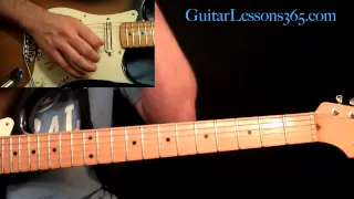 Stevie Ray Vaughan - Texas Flood Guitar Lesson Pt.1 - Intro