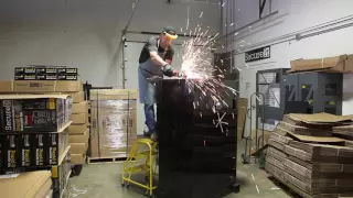 Breaching a gun safe