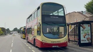 FRV. B&H Route 26. Churchill Square - Hollingbury Asda. Wright Gemini 2 B9TL 201 (LJ61 GWM)