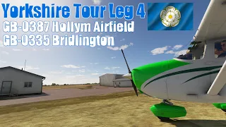 Yorkshire Tour Leg 4/11 - GB-0387 Hollym Airfield to GB-0335 Bridlington Airfield
